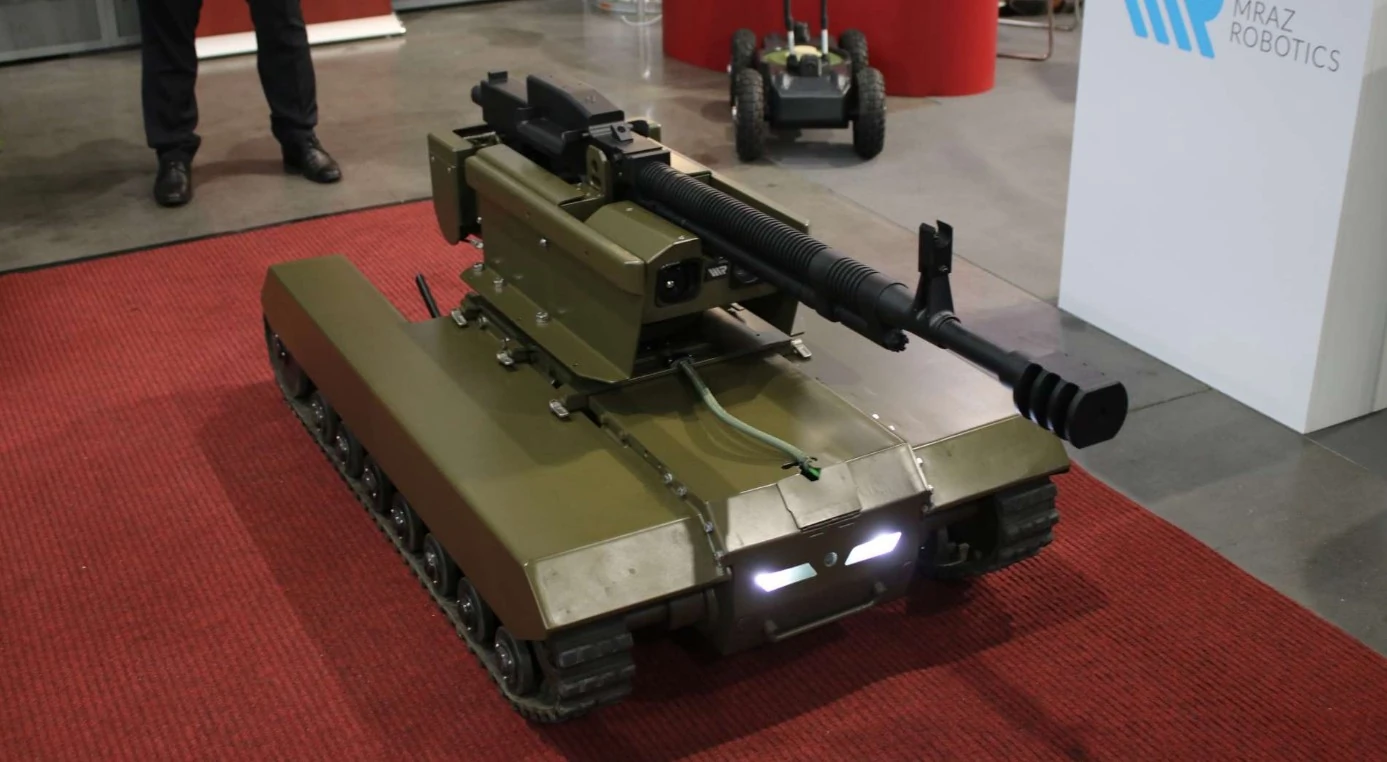 Прототип нового наземного бойового робота MRAZ3 MMG. Фото: Army Recognition