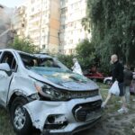 Наслідки ворожого удару по Святошинському району Києва — фоторепортаж АрміяInform