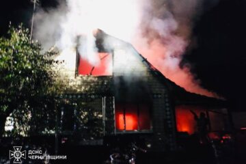 На Чернігівщині БПЛА рф спричинив пожежу в житловому будинку