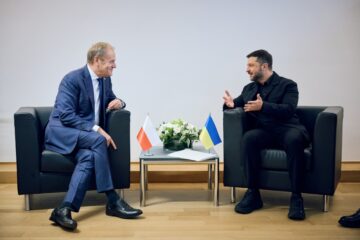 Володимир Зеленський обговорив з Дональдом Туском спільні оборонні проєкти та захист українського неба