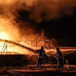 На Чернігівщині російські дрони поцілили по нафтобазі
