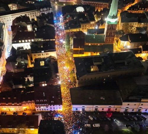 У Ризі відбувся масштабний мітинг проти виходу Латвії зі Стамбульської конвенції