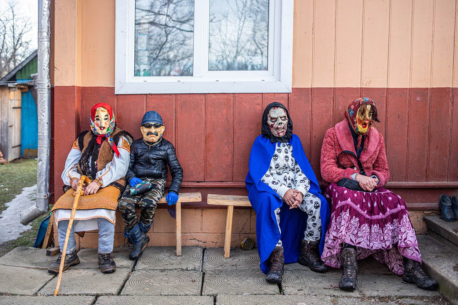 Святкування Маланки в Космачі. Чим не Геловін.