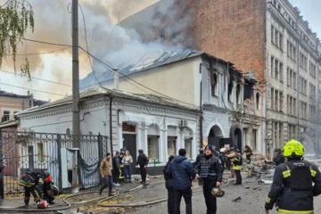 Російський дрон влучив у дитячий садок у Харкові 