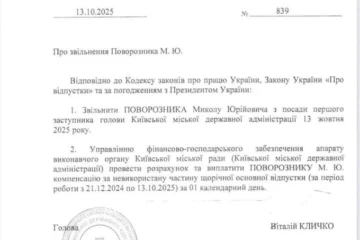 Першого заступника міського голови Поворозника звільнили з посади