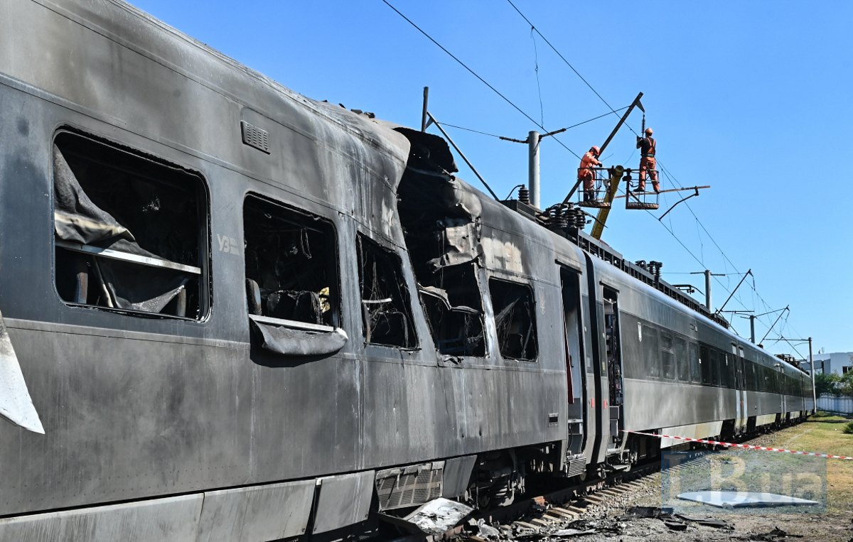 Обстріл депо Укрзалізниці