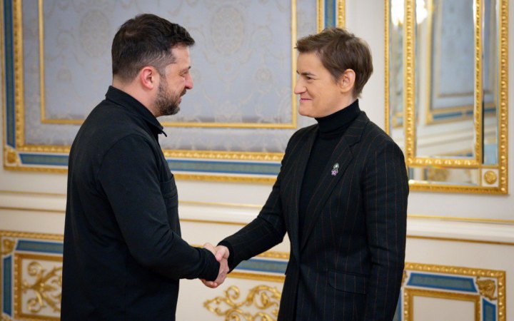 Президент Зеленський зустрівся зі Спікеркою парламенту Сербії