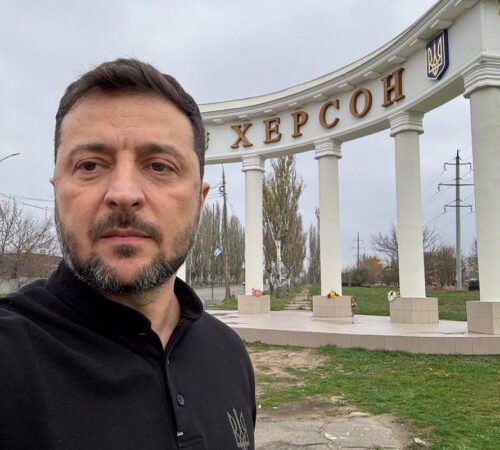 Зеленський прибув до Херсона в річницю звільнення міста