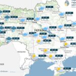 У понеділок прогнозують дощі на півночі та заході України