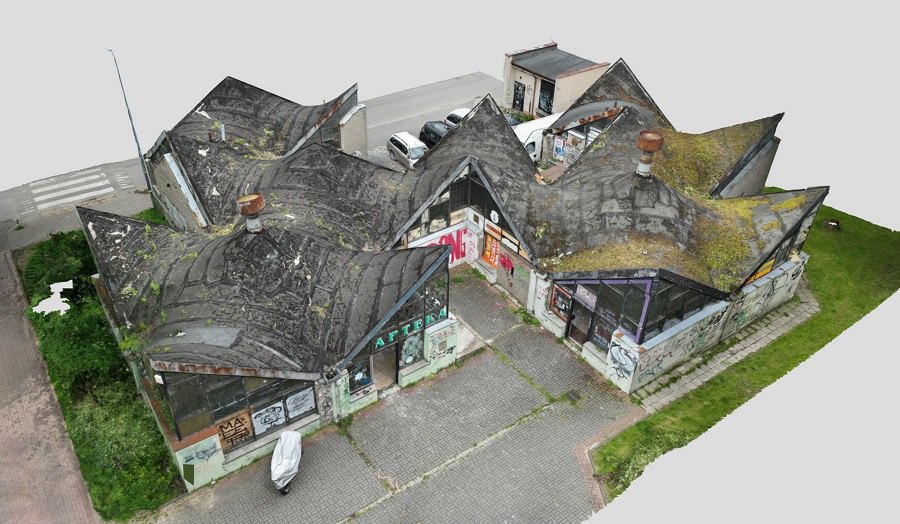 Павільйон Гансенів, фотограмаметрична модель