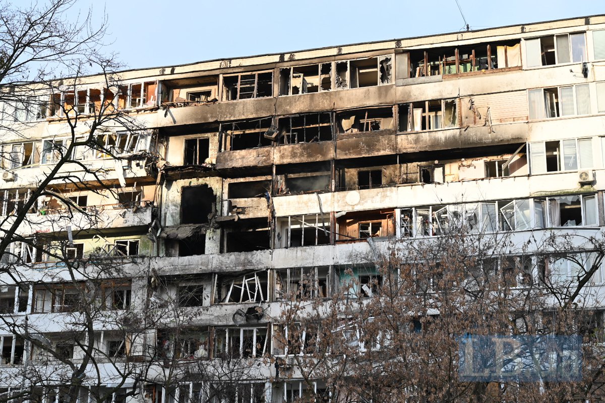 Наслідки російської атаки у Києві 25 листопада, Дніпровський район