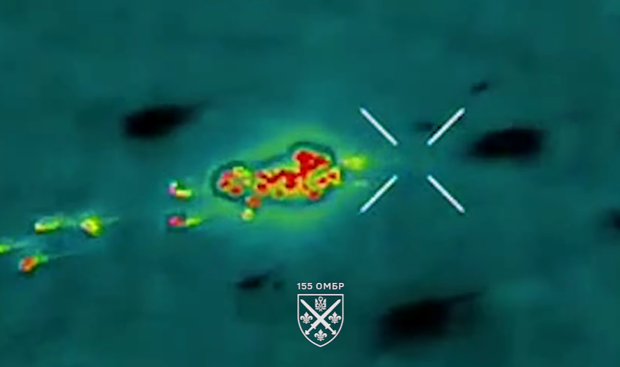 «Ворог розраховував на туман»: 155-та бригада показала, як палить окупантів під Покровськом