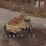 «Бабахнули робота»: наші бійці підірвали ворожий НРК, який перевозив боєприпаси