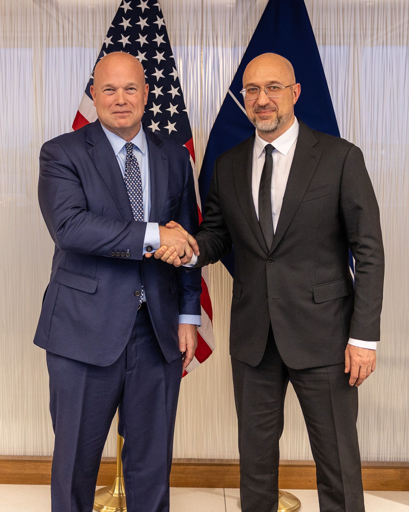 Денис Шмигаль і Метью Вітакер