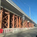 На Нивках під шляхопроводом встановили підпірки після ремонту за понад 200 мільйонів гривень