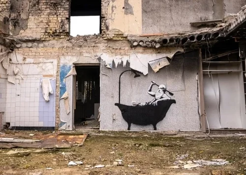 Reuters дізналося нове ім’я Бенксі, коли той був у селі на Київщині