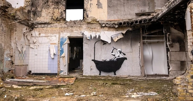 Reuters дізналося нове ім’я Бенксі, коли той був у селі на Київщині