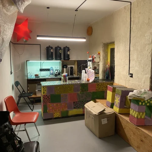 Баблтішна Tuta Tama біля самосаду на Подолі