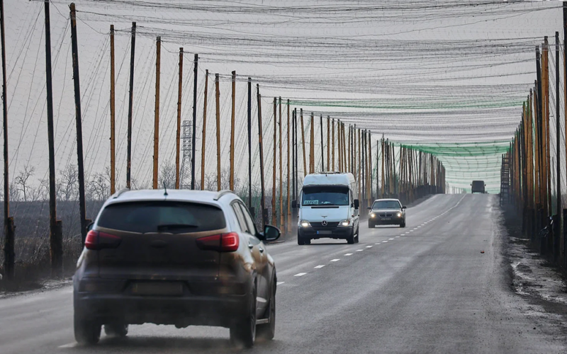 В Україні антидроновими сітками покриють понад 600 кілометрів доріг