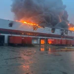 Росіяни зруйнували термінал «Нової пошти» у Луцьку