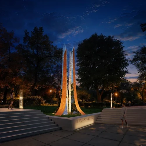 Микола Каблука показав проєкт інтерактивного меморіалу загиблим зброярам у Києві