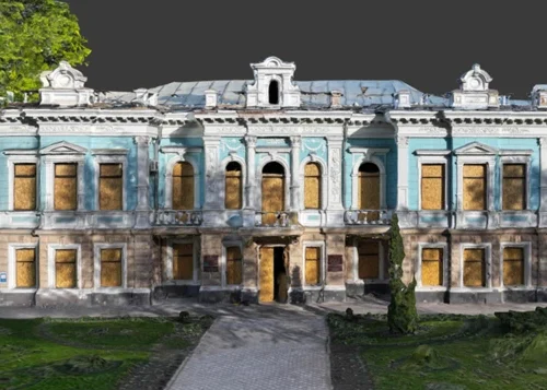 У Сумах показали 3D-модель пошкодженої садиби Суханових-Сумовських