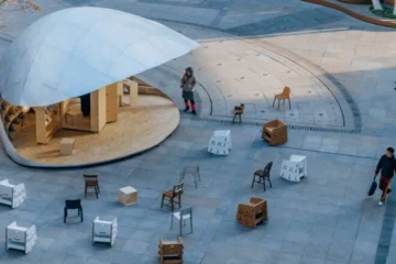 Громадську бібліотеку в формі мушлі, що може відкриватися й закриватися, відкрили у Пекіні