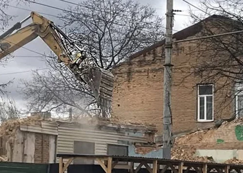 У центрі Житомира знесли кам’яницю 1880 року, яку раніше обіцяли реконструювати