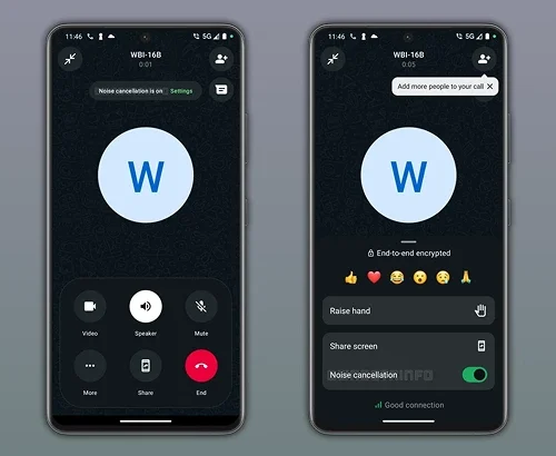 WhatsApp запускає функцію шумозаглушення під час голосових і відеодзвінків