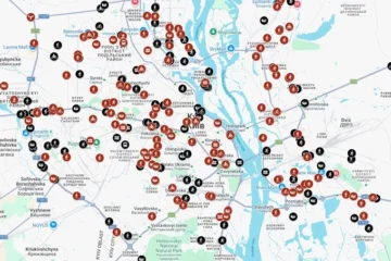Де в Києві стається найбільше тяжких ДТП: U-Cycle створили інтерактивну мапу