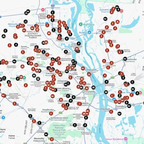 Де в Києві стається найбільше тяжких ДТП: U-Cycle створили інтерактивну мапу