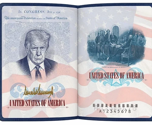У США випустять лімітовані паспорти з обличчям Дональда Трампа