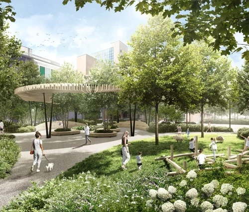 У Варшаві закривають проїзд частиною вулиці: замість парковок облаштують сквери