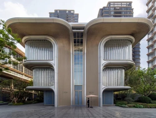 Foster + Partners спроєктувало в Шанхаї художню галерею у формі квітки з фасадом із трубчастого скла