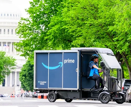 Amazon запускає у Вашингтоні доставку посилок вантажними електровелосипедами
