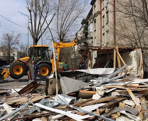 За весну 2026-го у Києві демонтували понад 600 незаконних МАФів і парканів