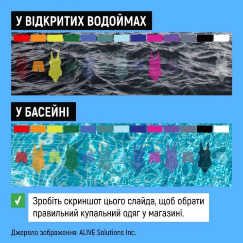 Який колір купальника обрати для своєї дитини – поради ДСНС