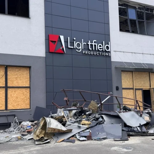 Фотостудія Lightfield залишає своє приміщення в Києві через руйнування від обстрілу
