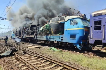 Росія двічі вдарила по пасажирському поїзду на Запоріжжі