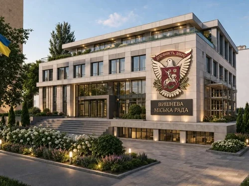Концепцію інтер’єру нової будівлі міськради у Вишневому замовили без тендера