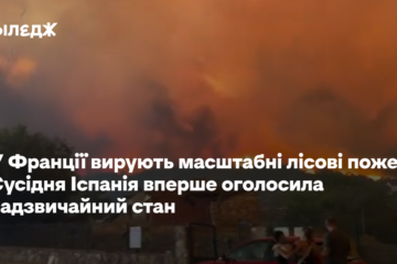У Франції вирують масштабні лісові пожежі. Сусідня Іспанія вперше оголосила надзвичайний стан