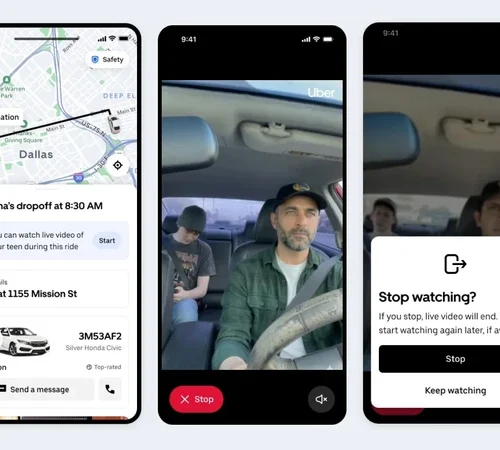Uber дозволив батькам стежити за поїздками підлітків через селфі-камеру водія