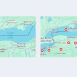 Google Maps перейменував озеро Онтаріо на «озеро Америка» для користувачів у США