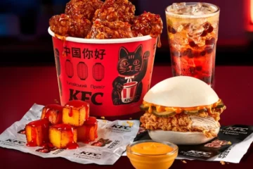 KFC і «Китайський Привіт» запустили спільне меню з бао-бургерами й смаженим молоком