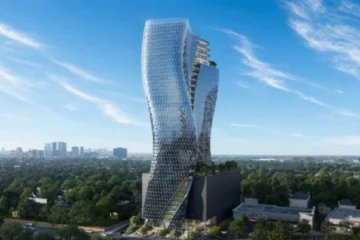 Хвилястий хмарочос в офісами та терасами планують збудувати у Хьюстоні