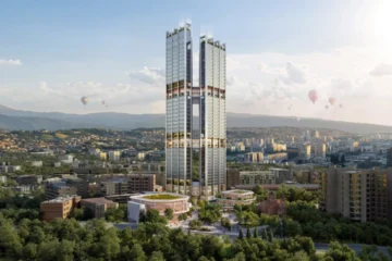 Студія Foster + Partners спроєктувала хмарочоси, які з’єднуватимуться між собою ландшафтними терасами