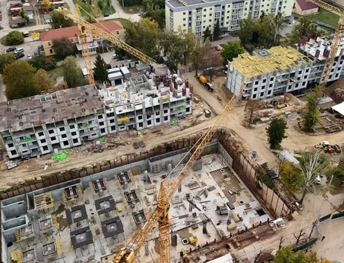 У Гостомелі на місці знищених будинків будують житловий квартал з укриттям на понад тисячу людей