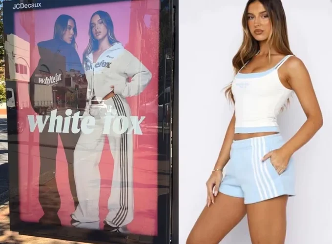 Adidas позивається до White Fox Boutique через дизайн із 4 смугами